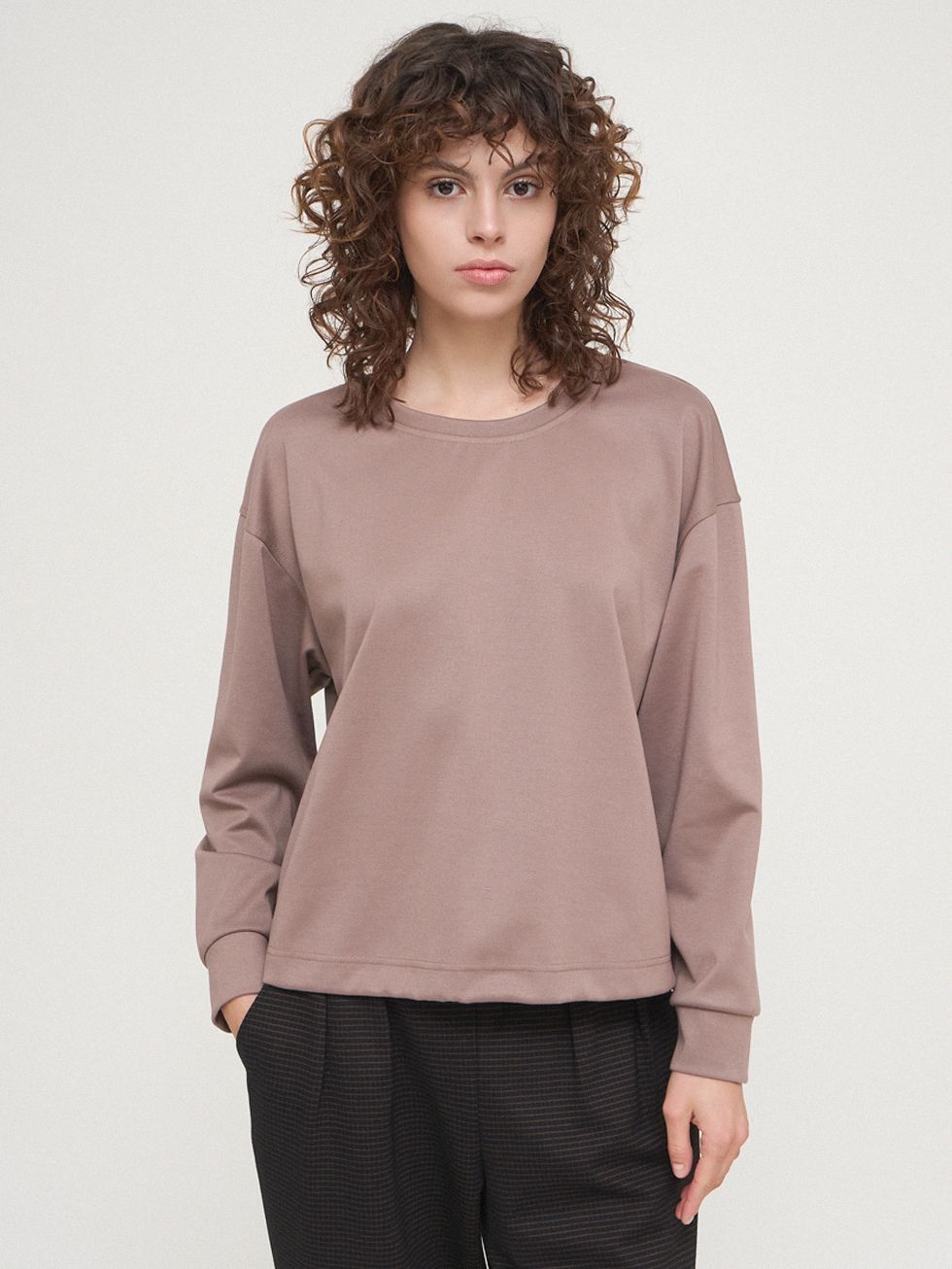 ДЖЕМПЕР ЖЕНСКИЙ, СВЕТЛО-КОРИЧНЕВЫЙ