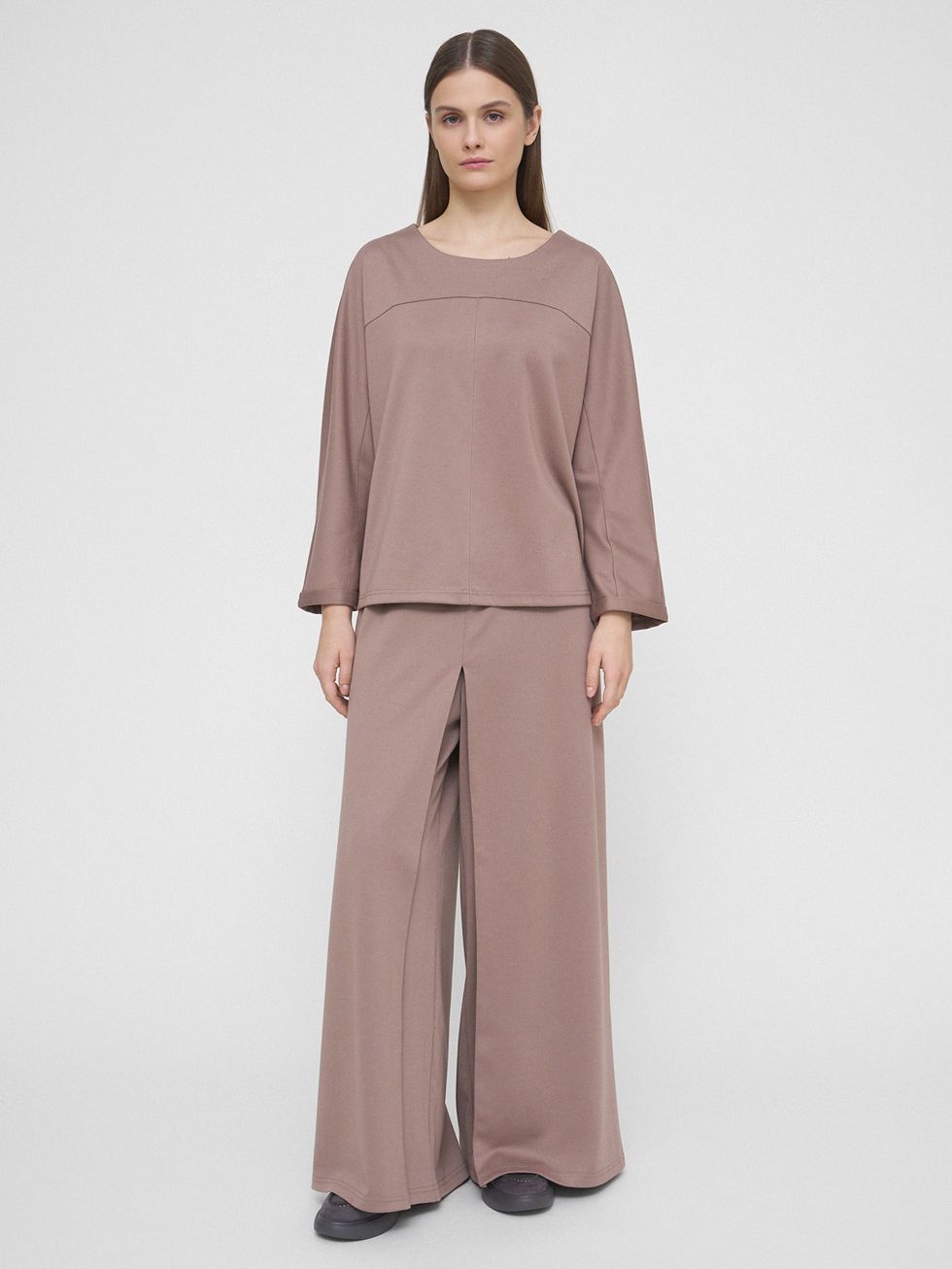 БРЮКИ ЖЕНСКИЕ, СВЕТЛО-КОРИЧНЕВЫЕ