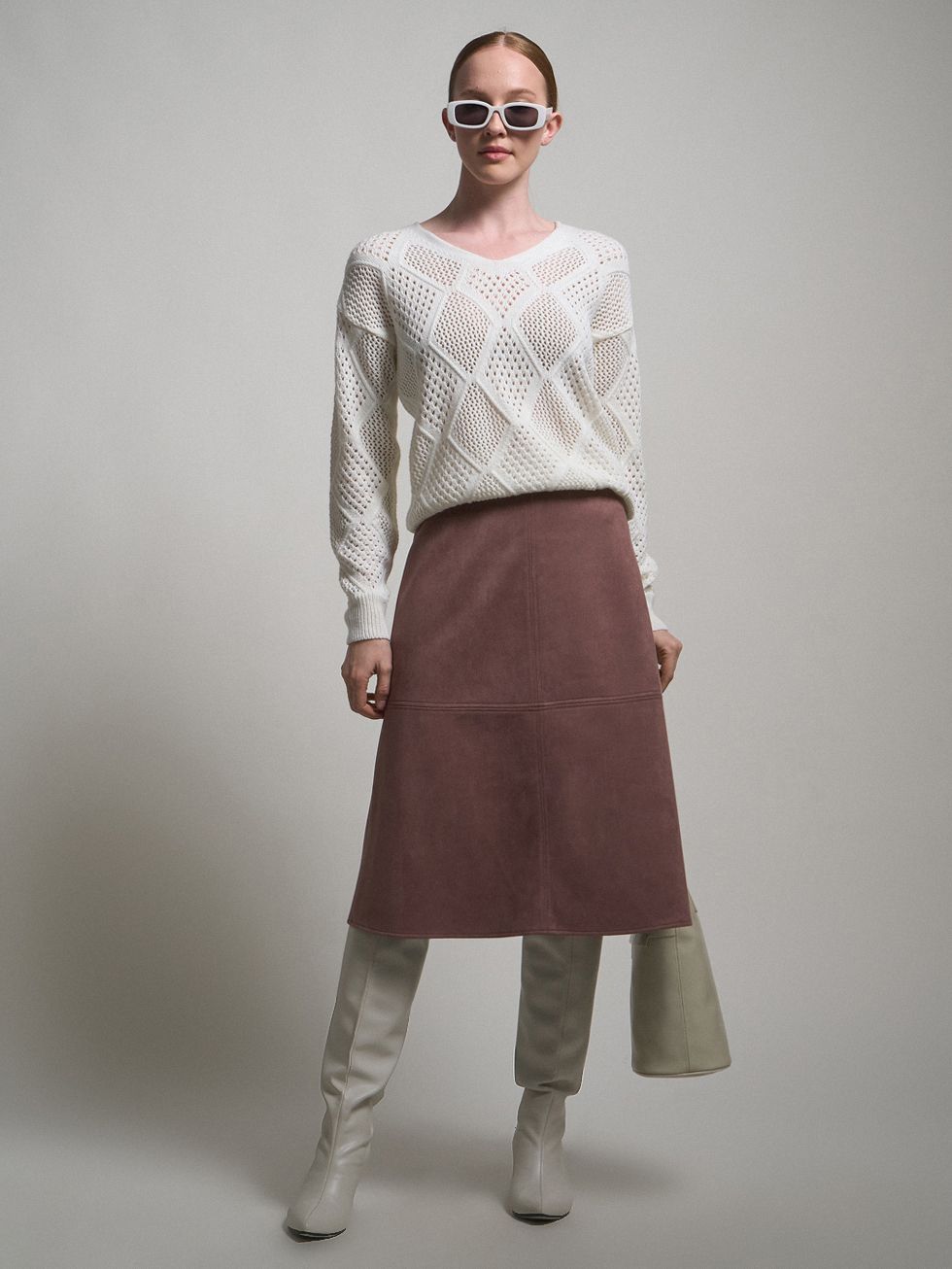 ЮБКА ЖЕНСКАЯ, СВЕТЛО-КОРИЧНЕВАЯ