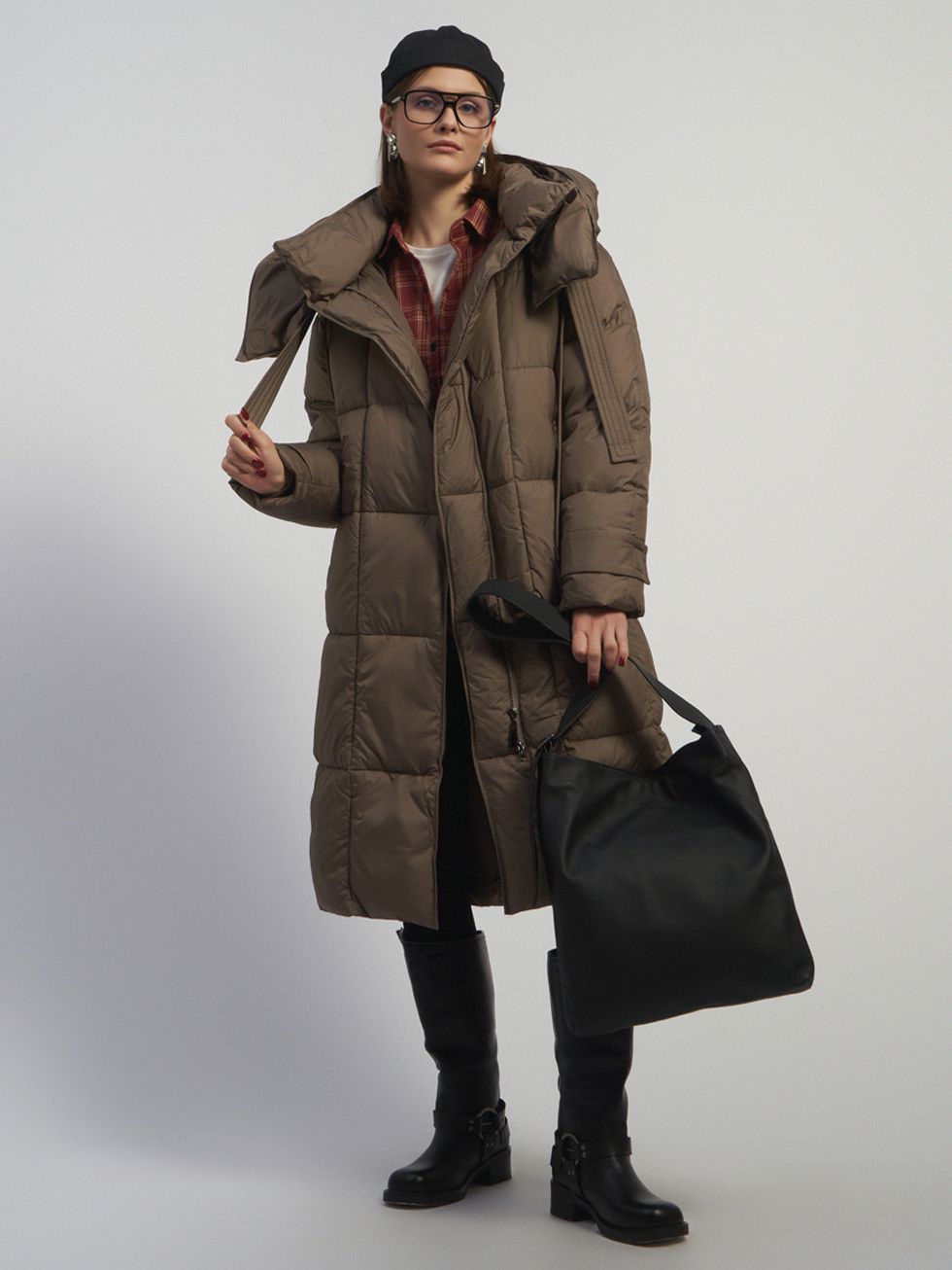 ПУХОВИК ЖЕНСКИЙ, КОРИЧНЕВЫЙ