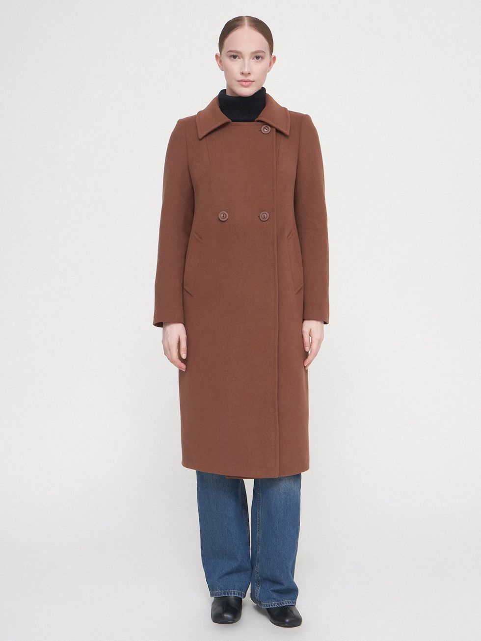 ТЕКСТИЛЬНОЕ ПАЛЬТО ЖЕНСКОЕ, СВЕТЛО-КОРИЧНЕВОЕ