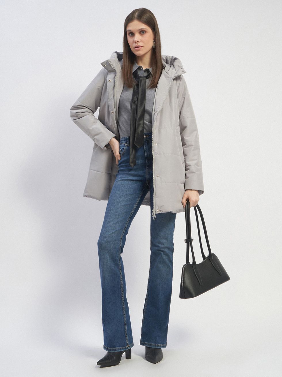 ВЕТРОВКА ЖЕНСКАЯ, СЕРАЯ