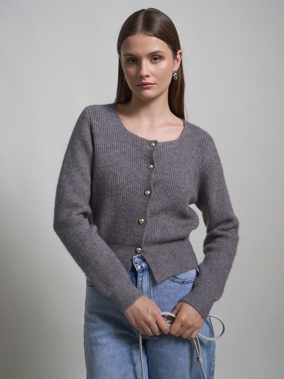 ДЖЕМПЕР ЖЕНСКИЙ, СЕРЫЙ