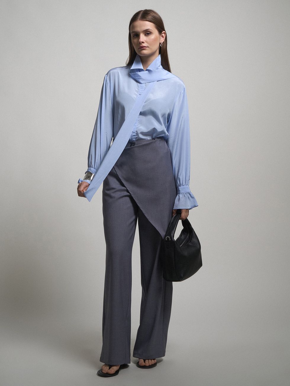 БРЮКИ ЖЕНСКИЕ, СЕРЫЕ