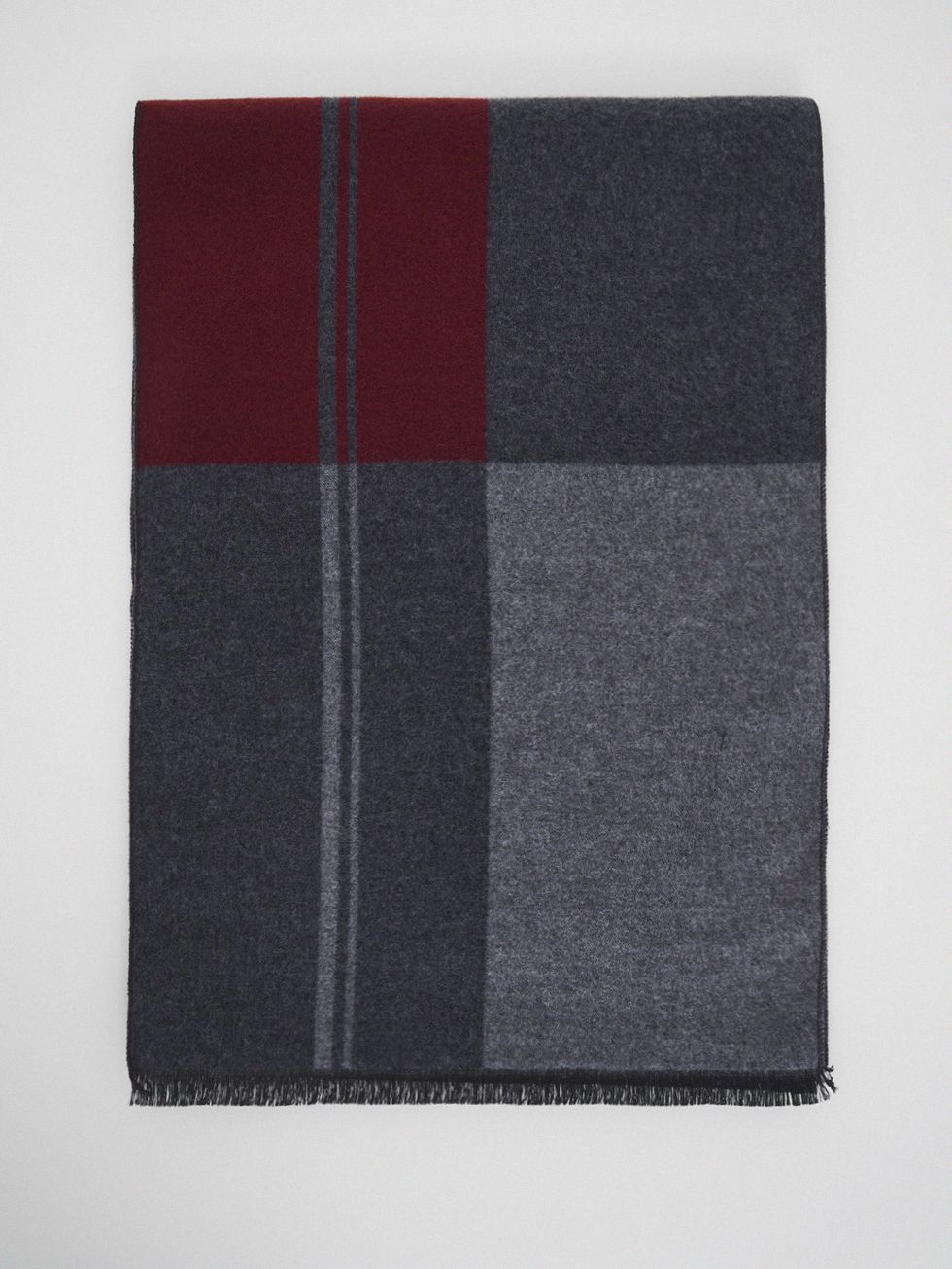 ШАРФ МУЖСКОЙ, СЕРЫЙ