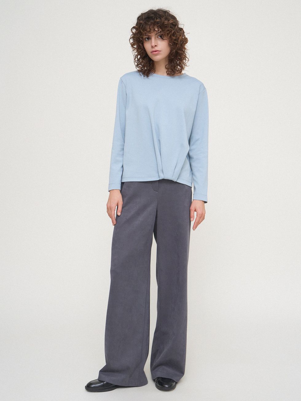 БЛУЗА ЖЕНСКАЯ, СЕРАЯ