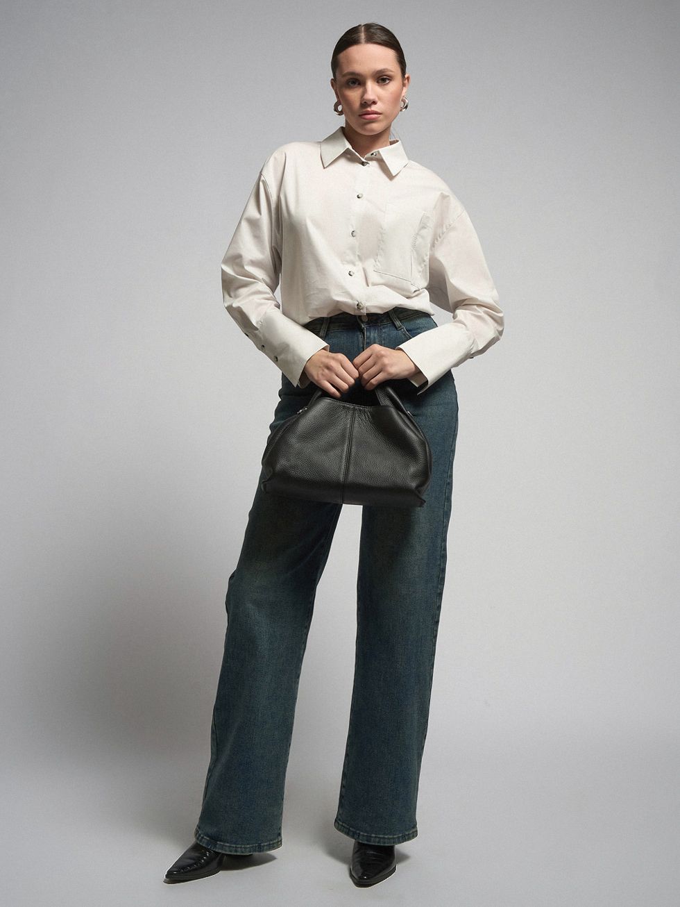 БЛУЗА ЖЕНСКАЯ, СЕРАЯ