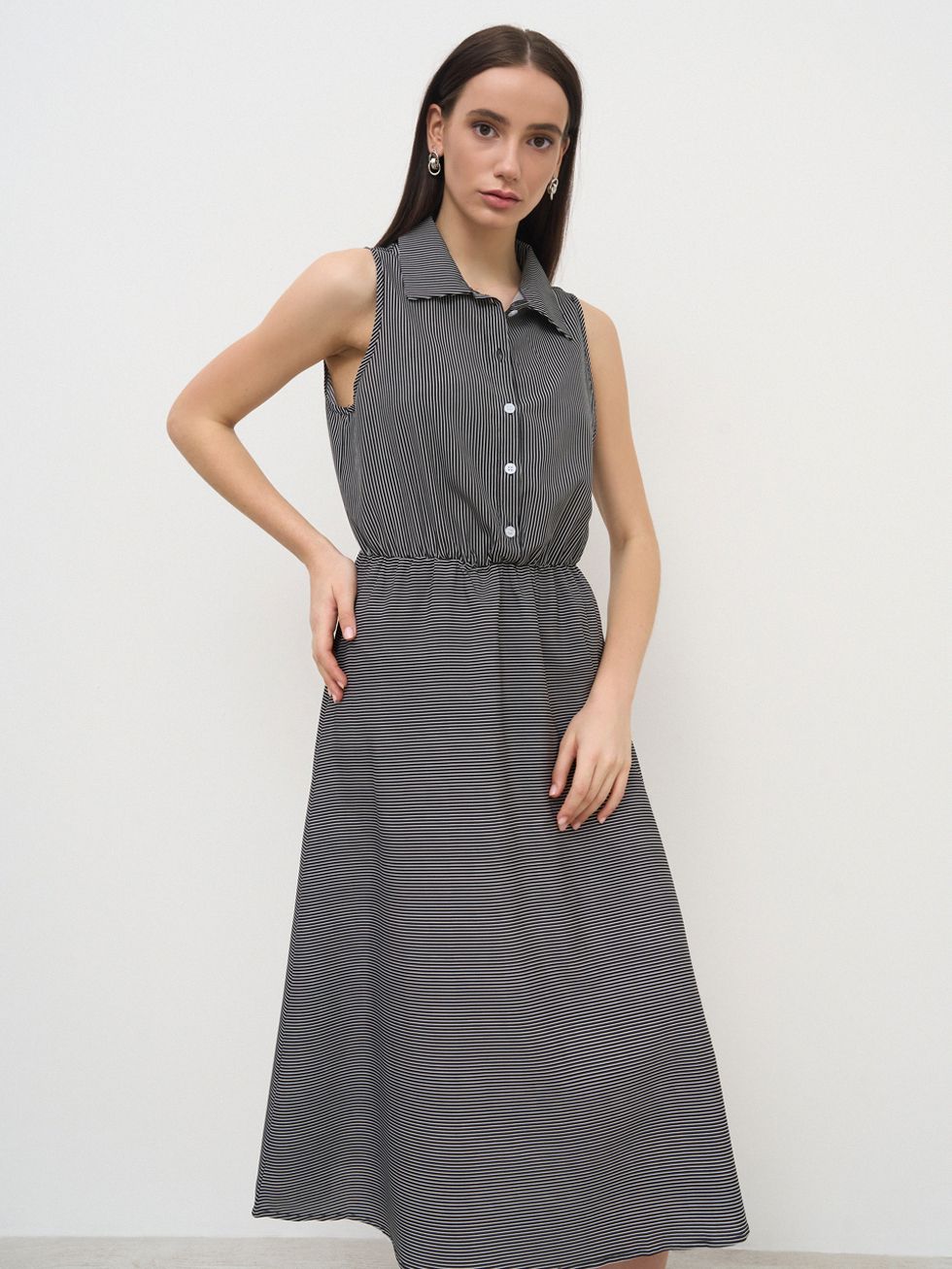 ПЛАТЬЕ ЖЕНСКОЕ, СЕРОЕ