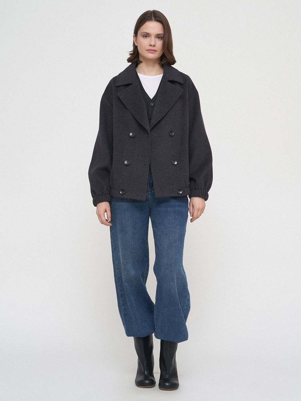 ТЕКСТИЛЬНАЯ КУРТКА ЖЕНСКАЯ, СЕРАЯ