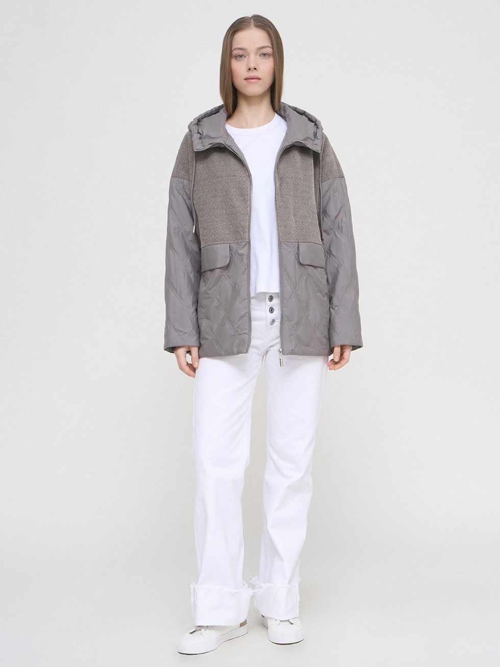 ВЕТРОВКА ЖЕНСКАЯ, СЕРАЯ