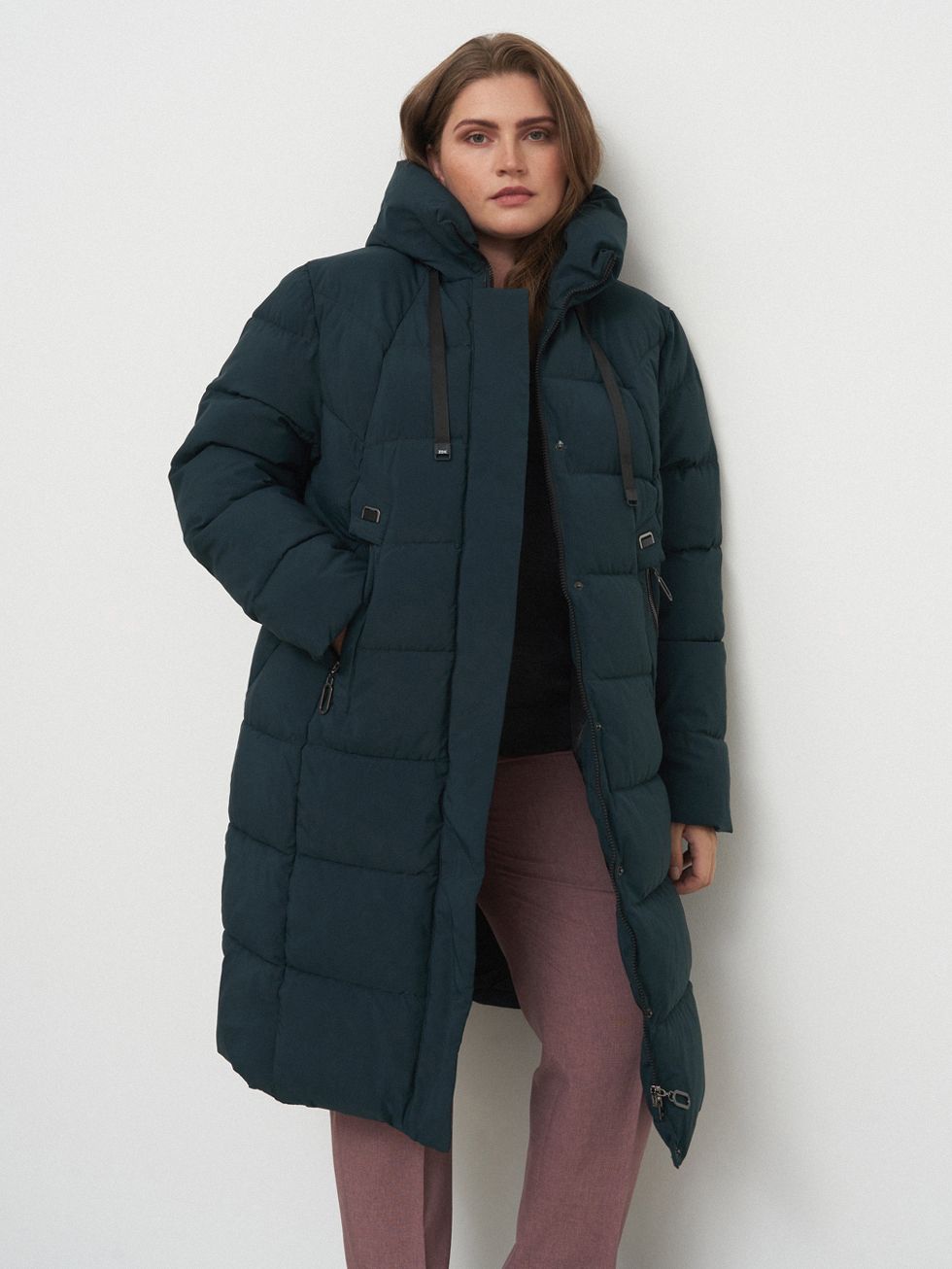 ПУХОВИК ЖЕНСКИЙ, СИНИЙ