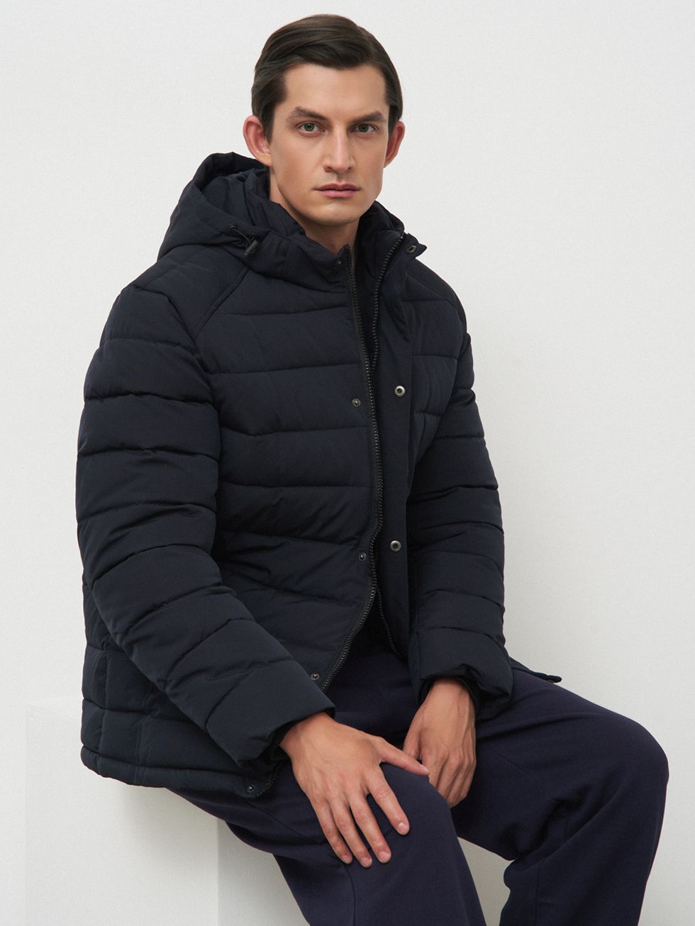 ПУХОВИК МУЖСКОЙ, СИНИЙ