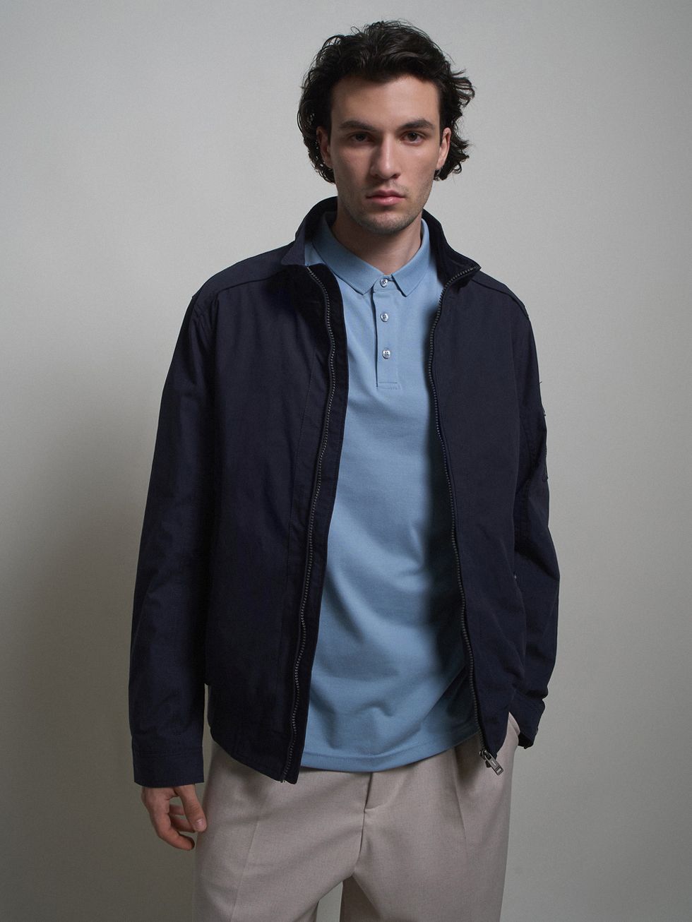 ВЕТРОВКА МУЖСКАЯ, СИНЯЯ