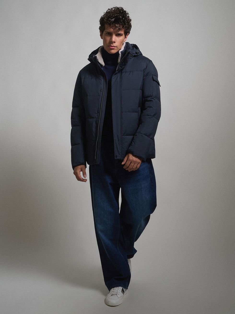 ПУХОВИК МУЖСКОЙ, СИНИЙ