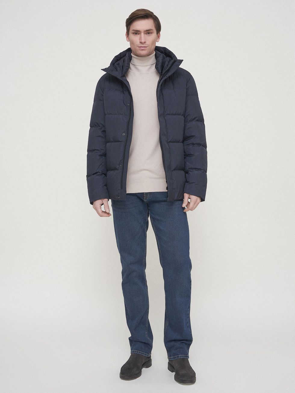 ПУХОВИК МУЖСКОЙ, СИНИЙ