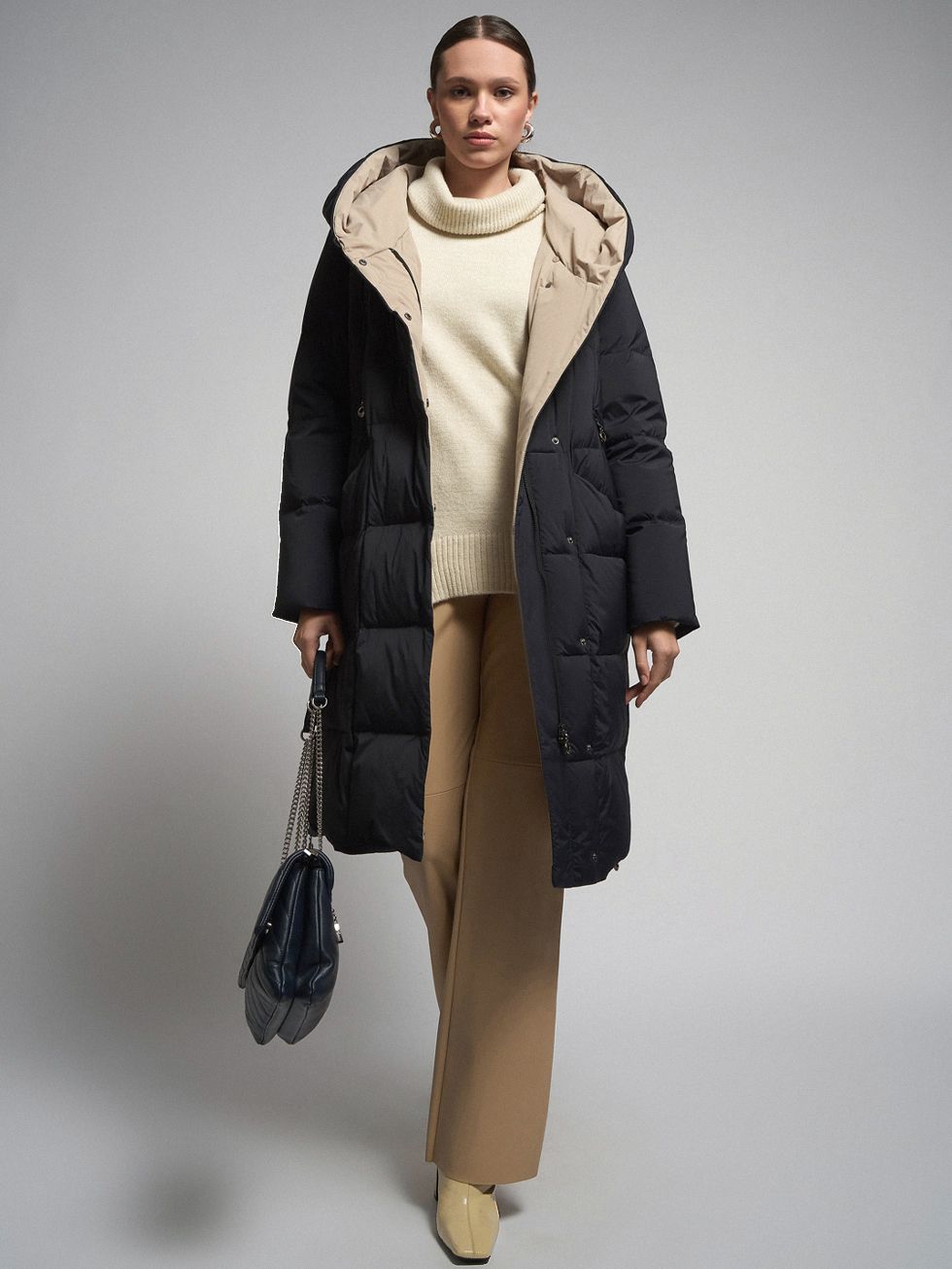 ПУХОВИК ЖЕНСКИЙ, СИНИЙ