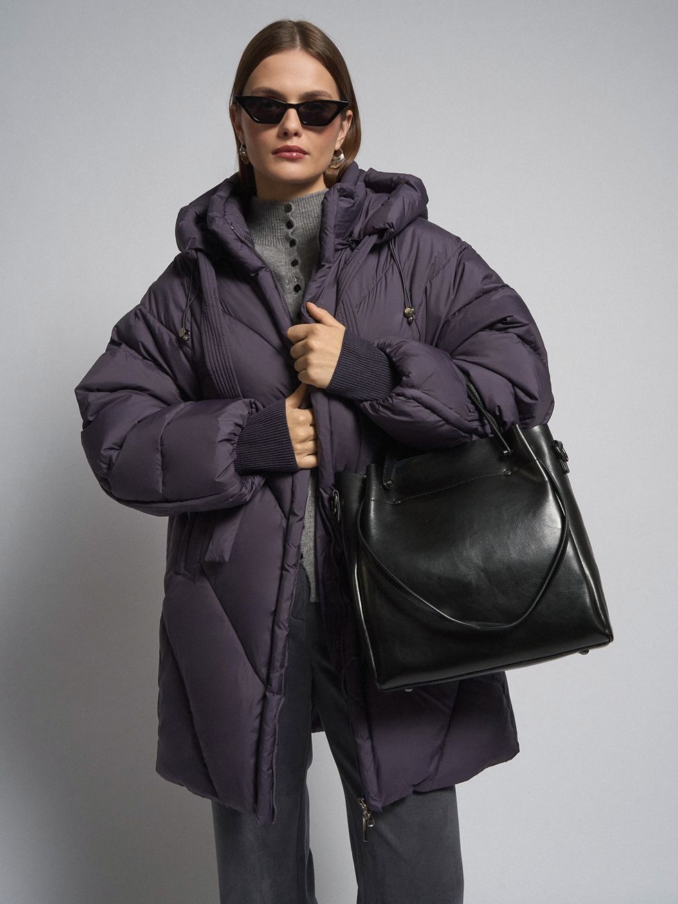 ПУХОВИК ЖЕНСКИЙ, ФИОЛЕТОВЫЙ