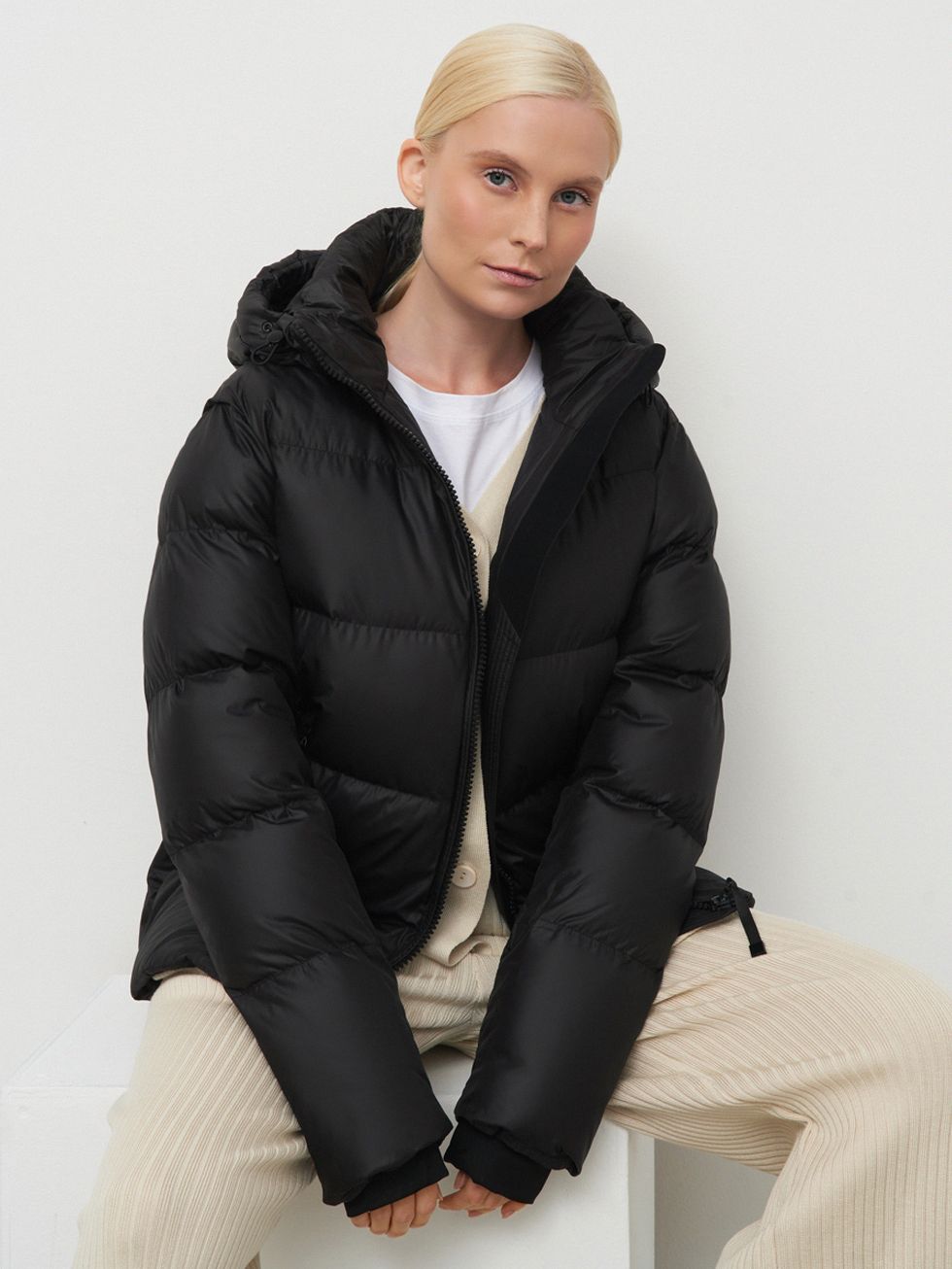 ПУХОВИК ЖЕНСКИЙ, ЧЕРНЫЙ
