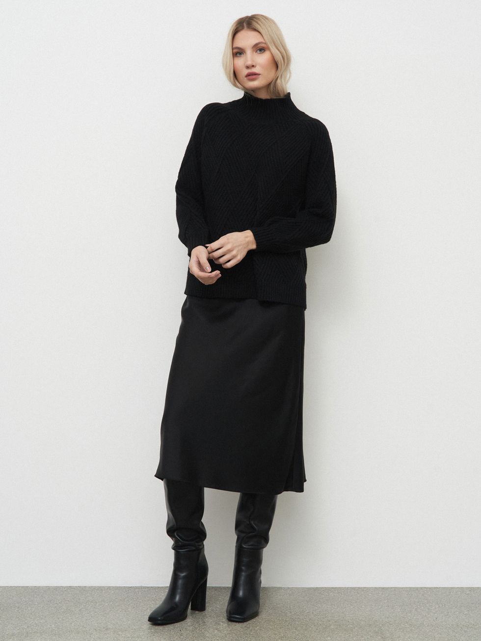 ДЖЕМПЕР ЖЕНСКИЙ, ЧЕРНЫЙ