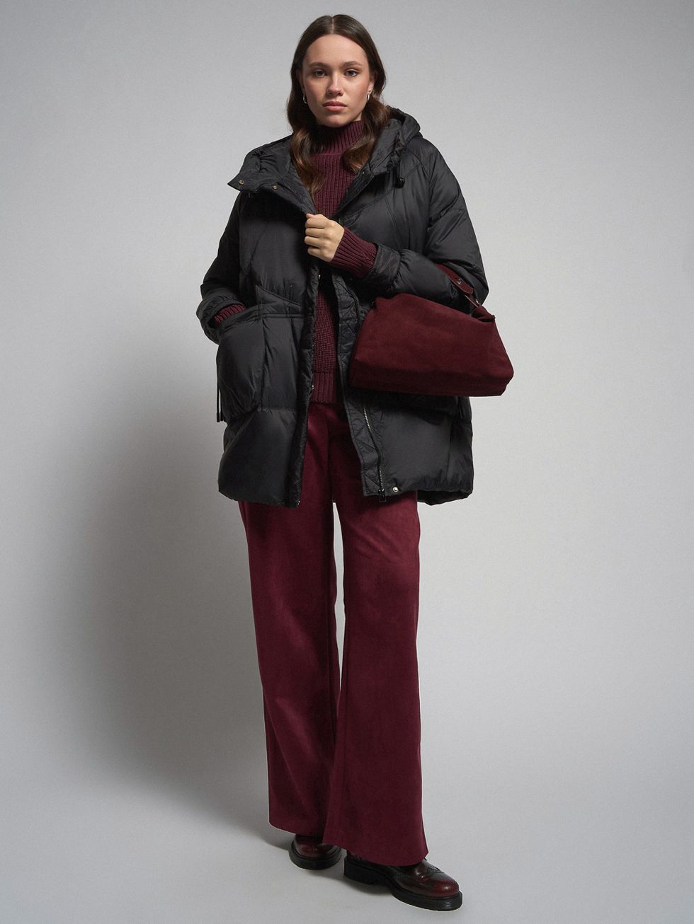 ПУХОВИК ЖЕНСКИЙ, ЧЕРНЫЙ