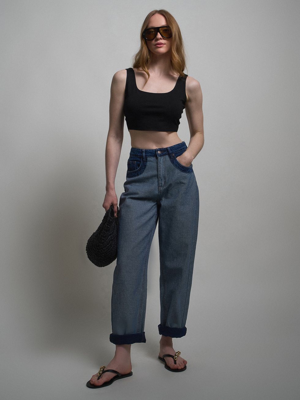 ФУТБОЛКА ЖЕНСКАЯ, ЧЕРНАЯ