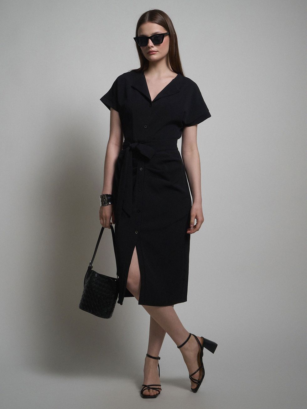 ПЛАТЬЕ ЖЕНСКОЕ, ЧЕРНОЕ