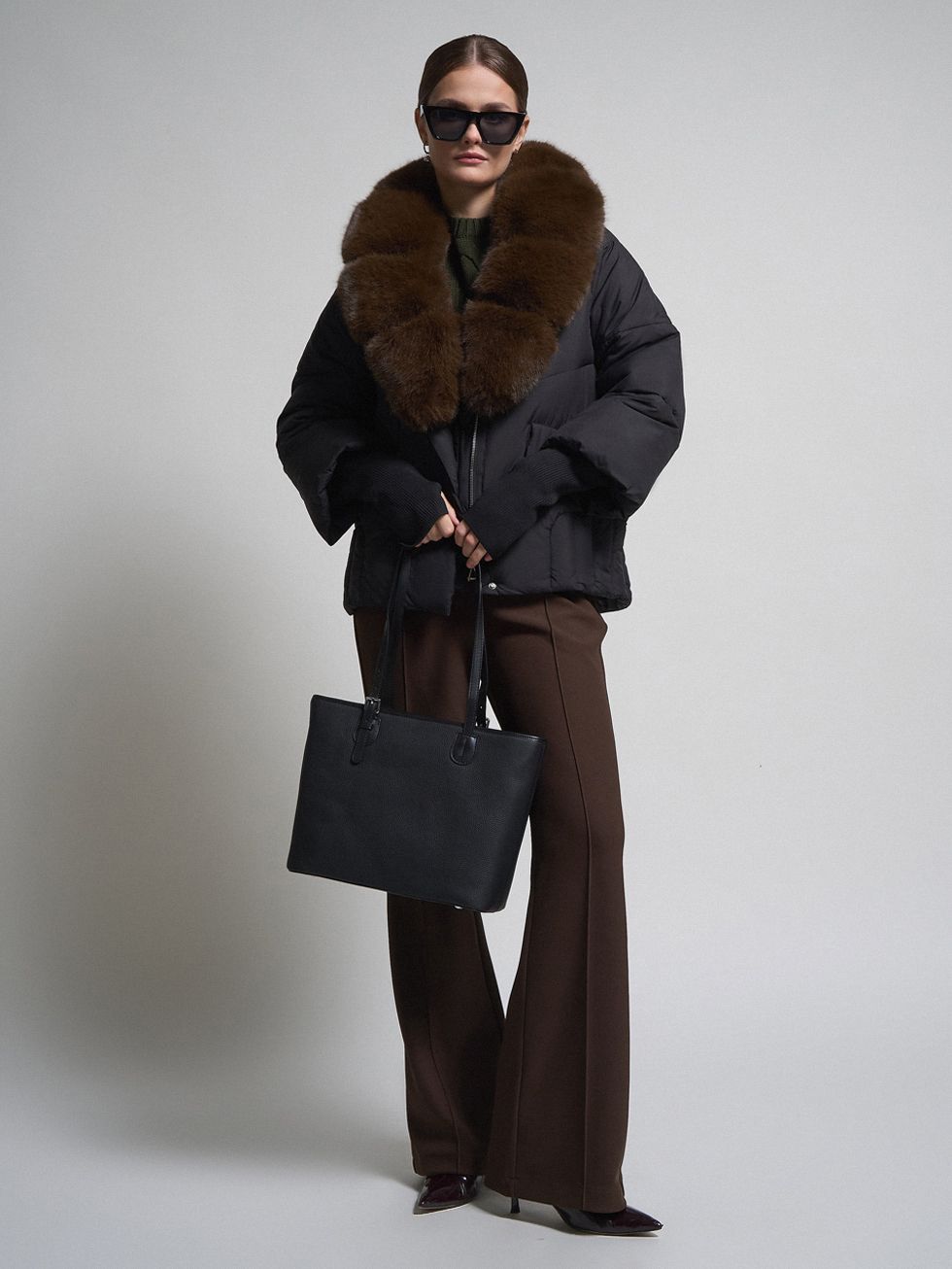 ПУХОВИК ЖЕНСКИЙ, ЧЕРНЫЙ