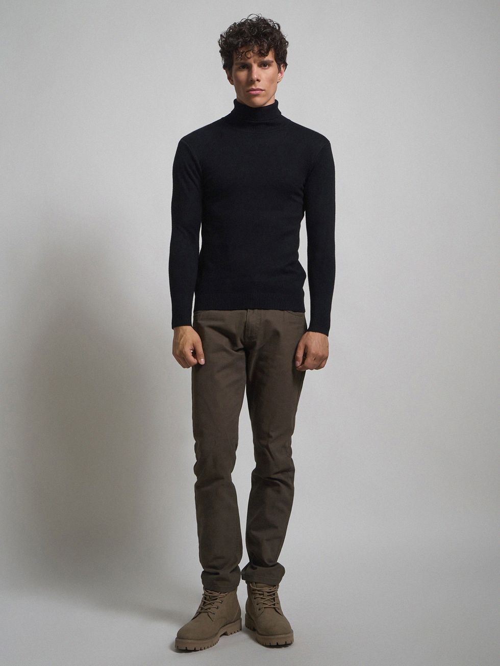 ДЖЕМПЕР МУЖСКОЙ, ЧЕРНЫЙ