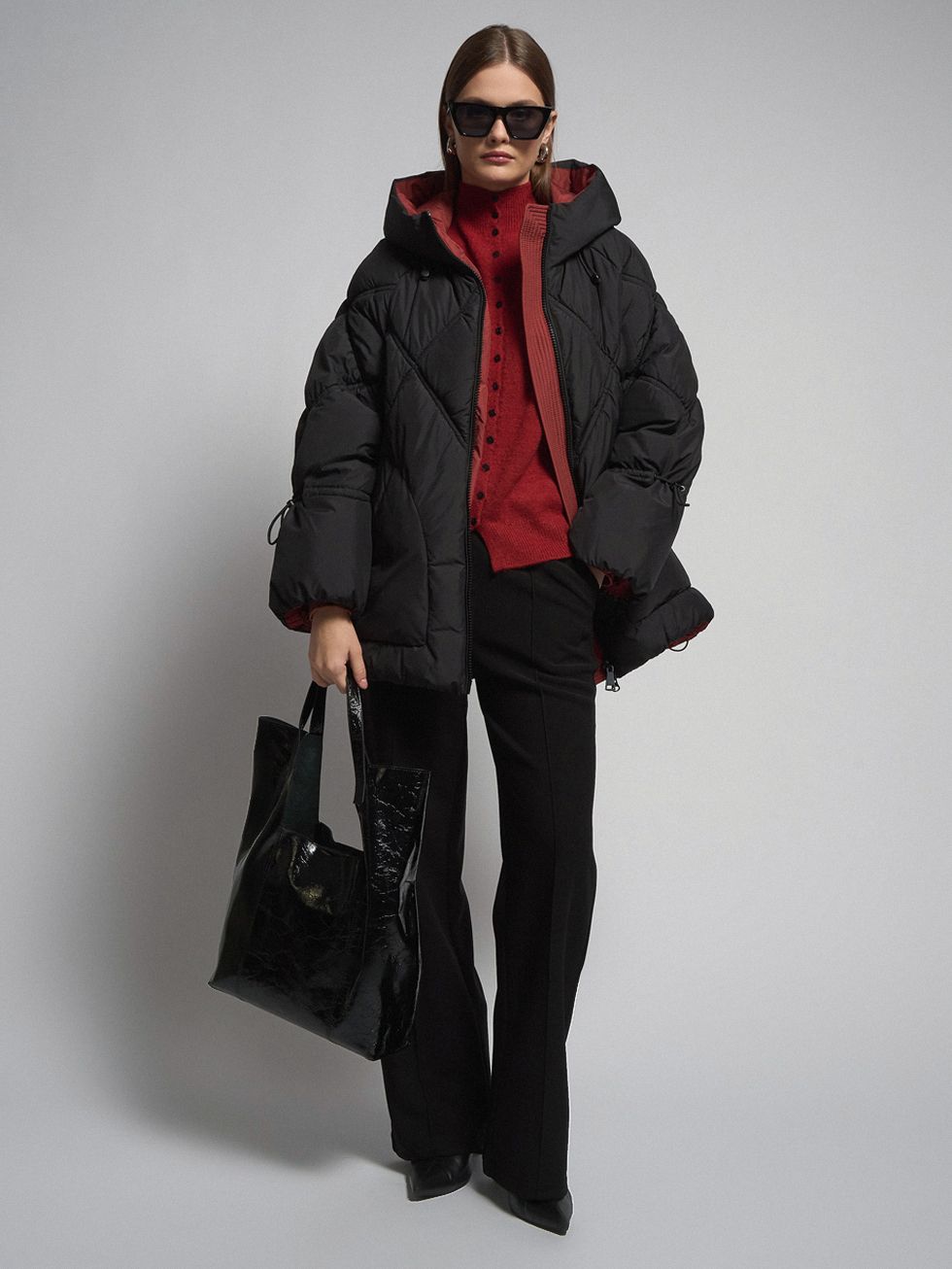 ПУХОВИК ЖЕНСКИЙ, ЧЕРНЫЙ