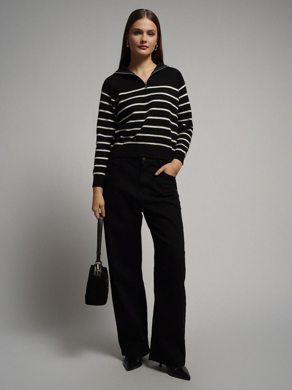 ДЖЕМПЕР ЖЕНСКИЙ, ЧЕРНЫЙ