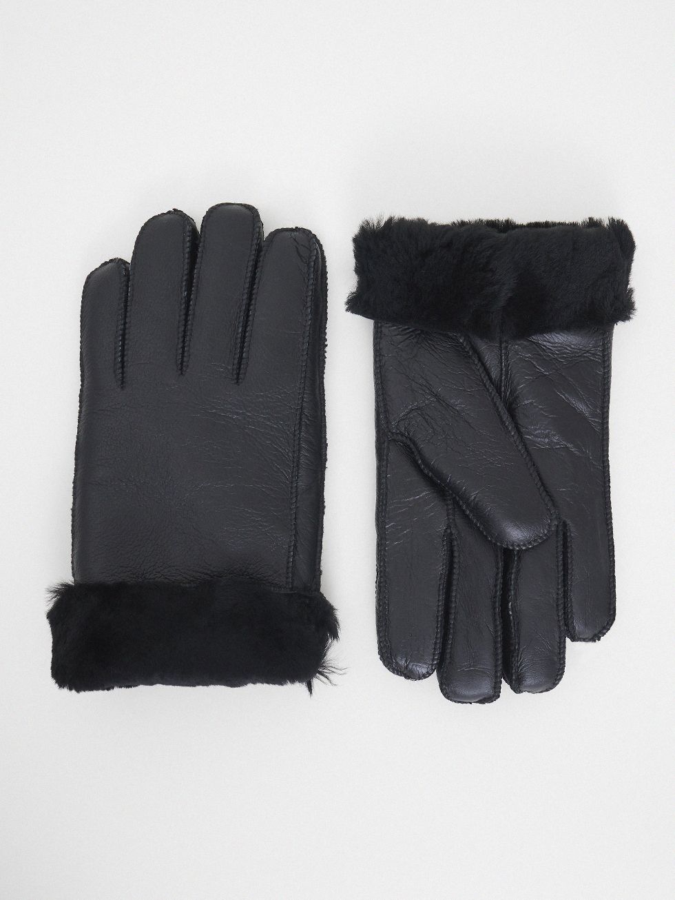 ПЕРЧАТКИ МУЖСКИЕ, ЧЕРНЫЕ