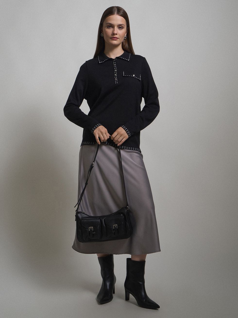 ДЖЕМПЕР ЖЕНСКИЙ, ЧЕРНЫЙ