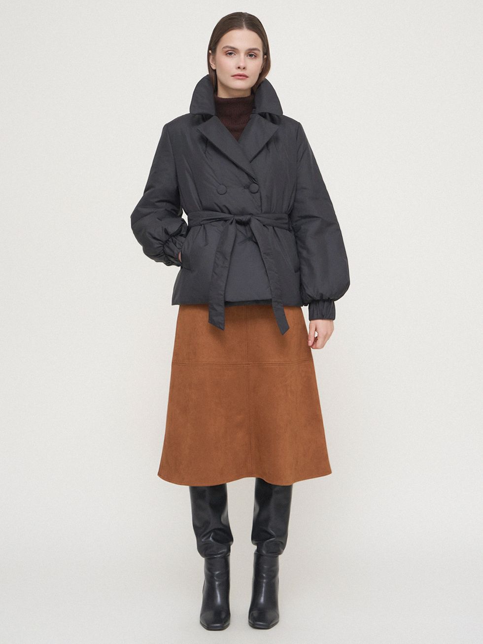 ПУХОВИК ЖЕНСКИЙ, ЧЕРНЫЙ