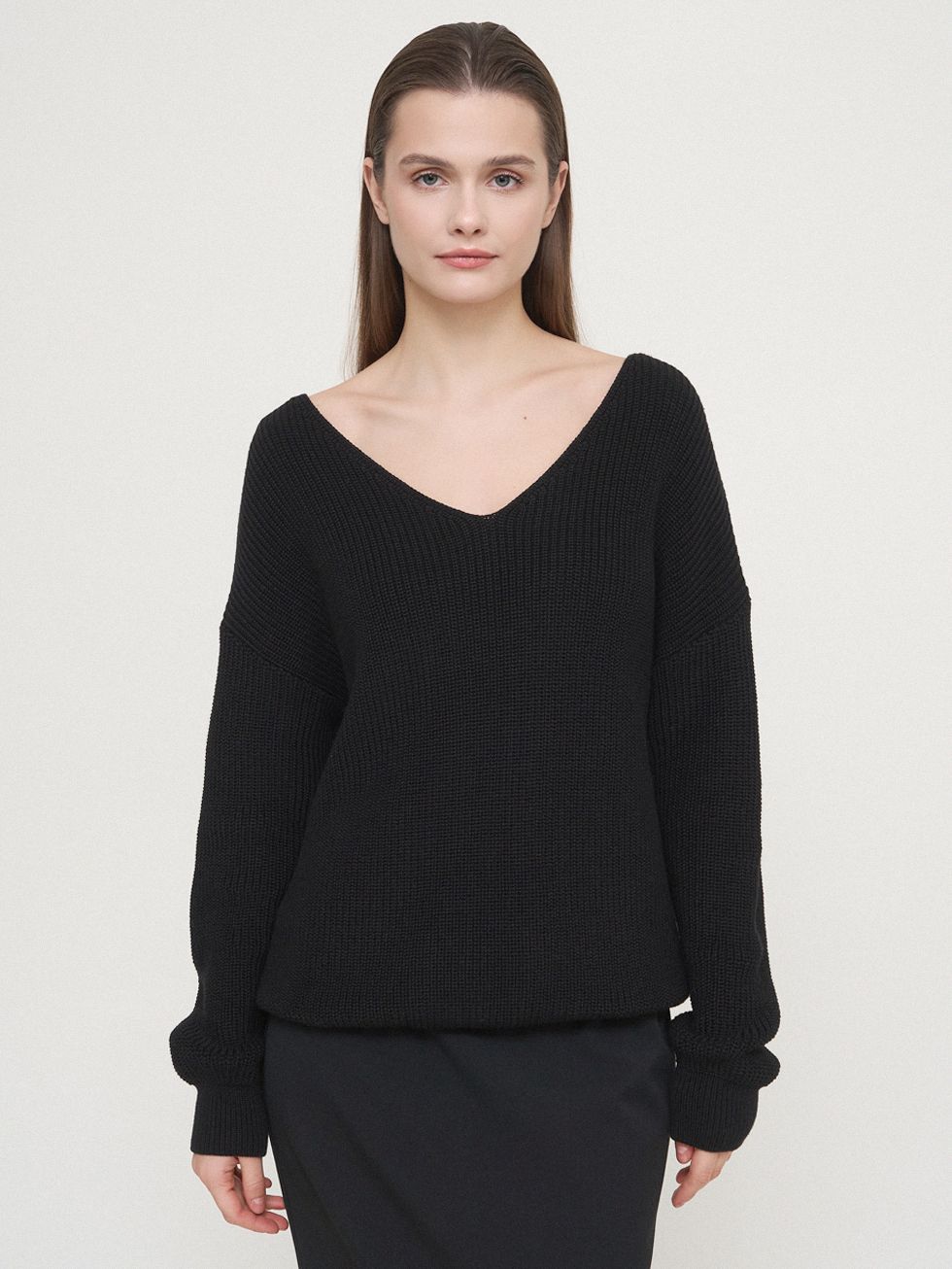 ДЖЕМПЕР ЖЕНСКИЙ, ЧЕРНЫЙ