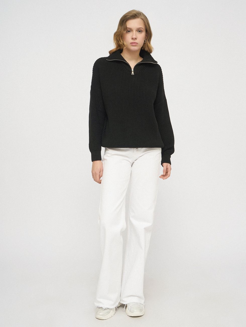 ДЖЕМПЕР ЖЕНСКИЙ, ЧЕРНЫЙ