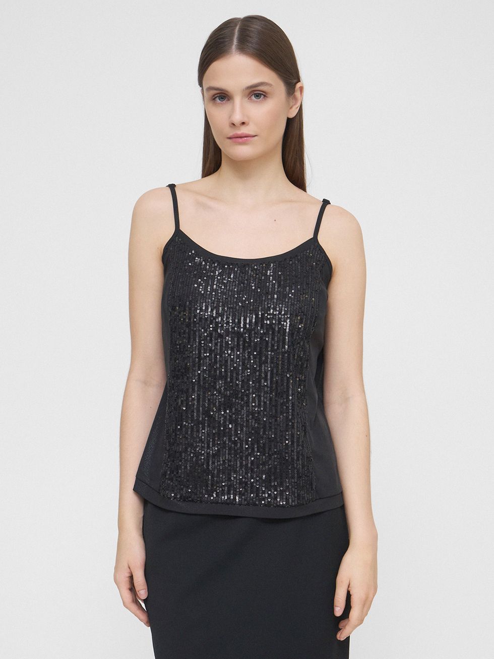 БЛУЗА ЖЕНСКАЯ, ЧЕРНАЯ