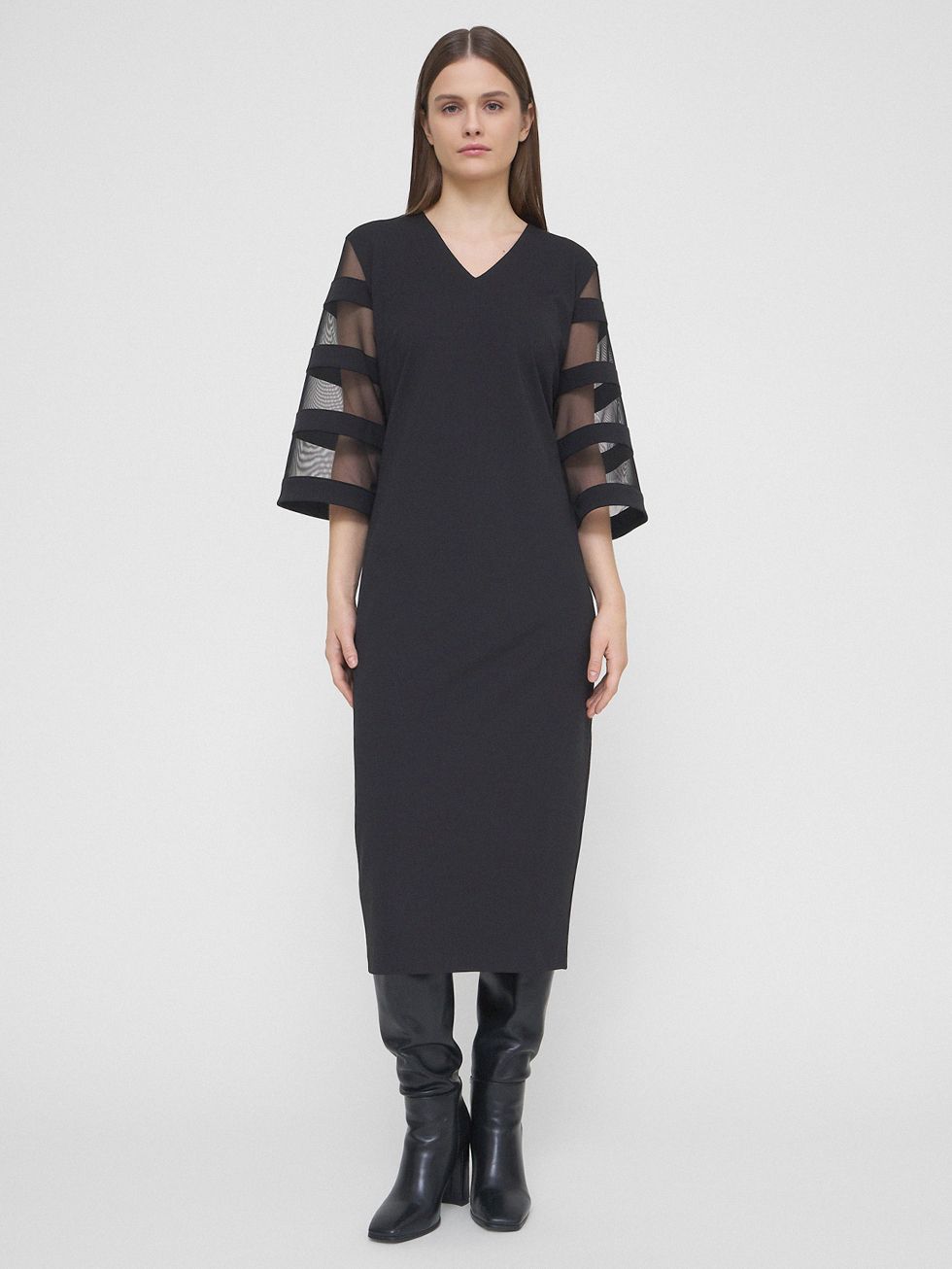 ПЛАТЬЕ ЖЕНСКОЕ, ЧЕРНОЕ