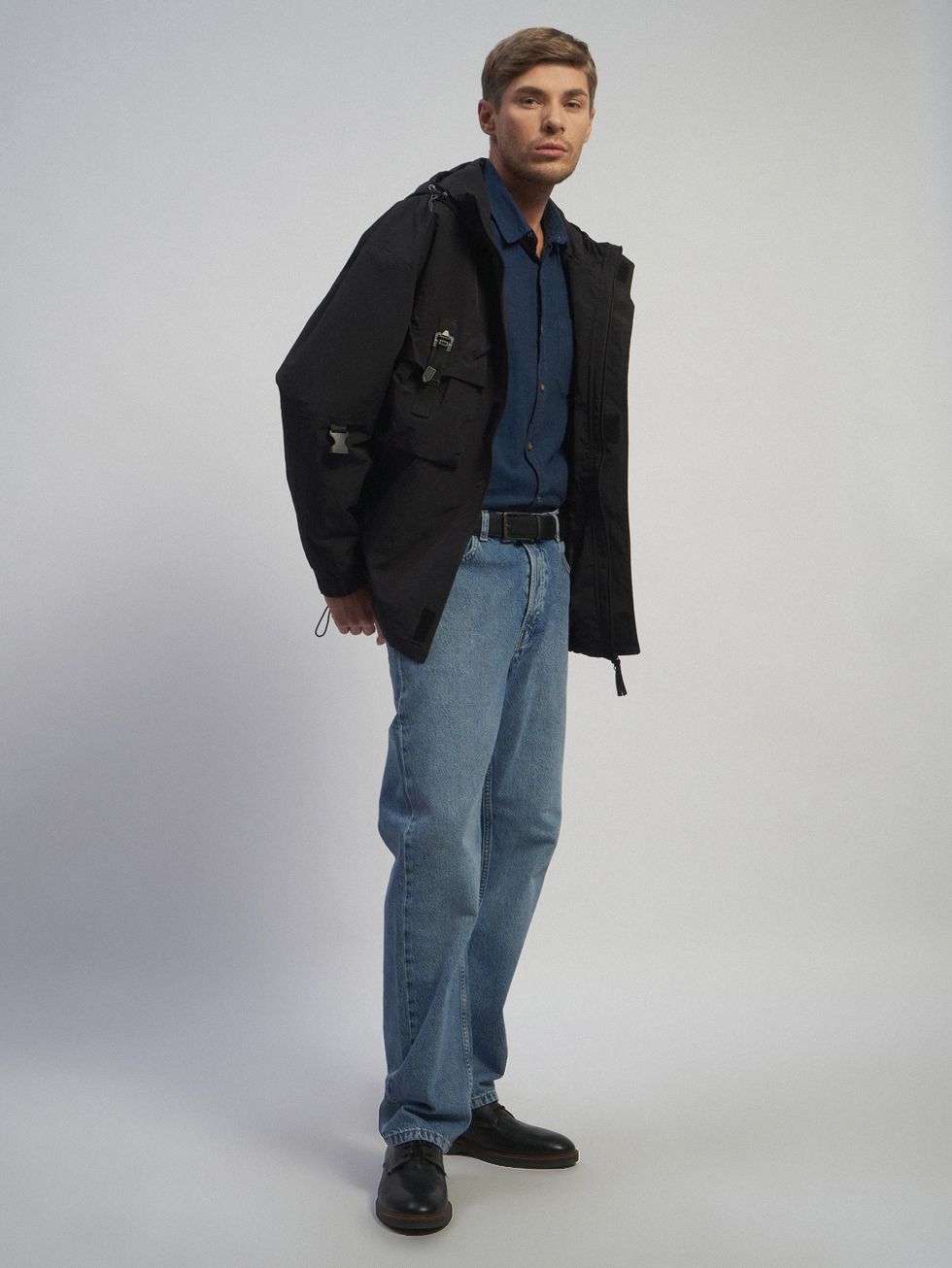 ВЕТРОВКА МУЖСКАЯ, ЧЕРНАЯ