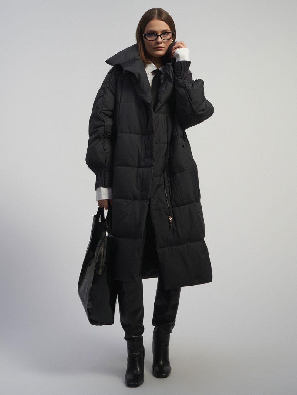 ПУХОВИК ЖЕНСКИЙ, ЧЕРНЫЙ