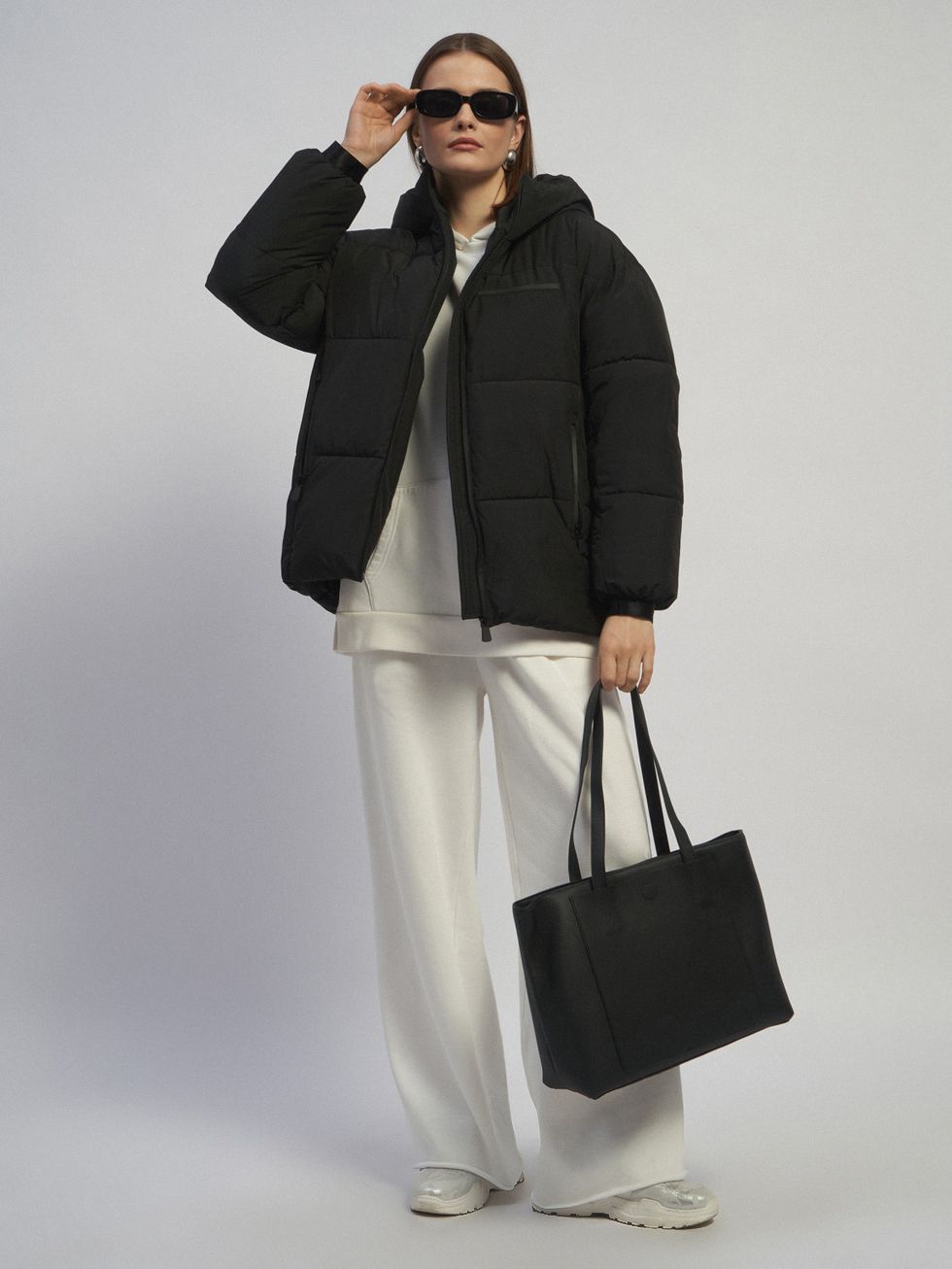 ПУХОВИК ЖЕНСКИЙ, ЧЕРНЫЙ