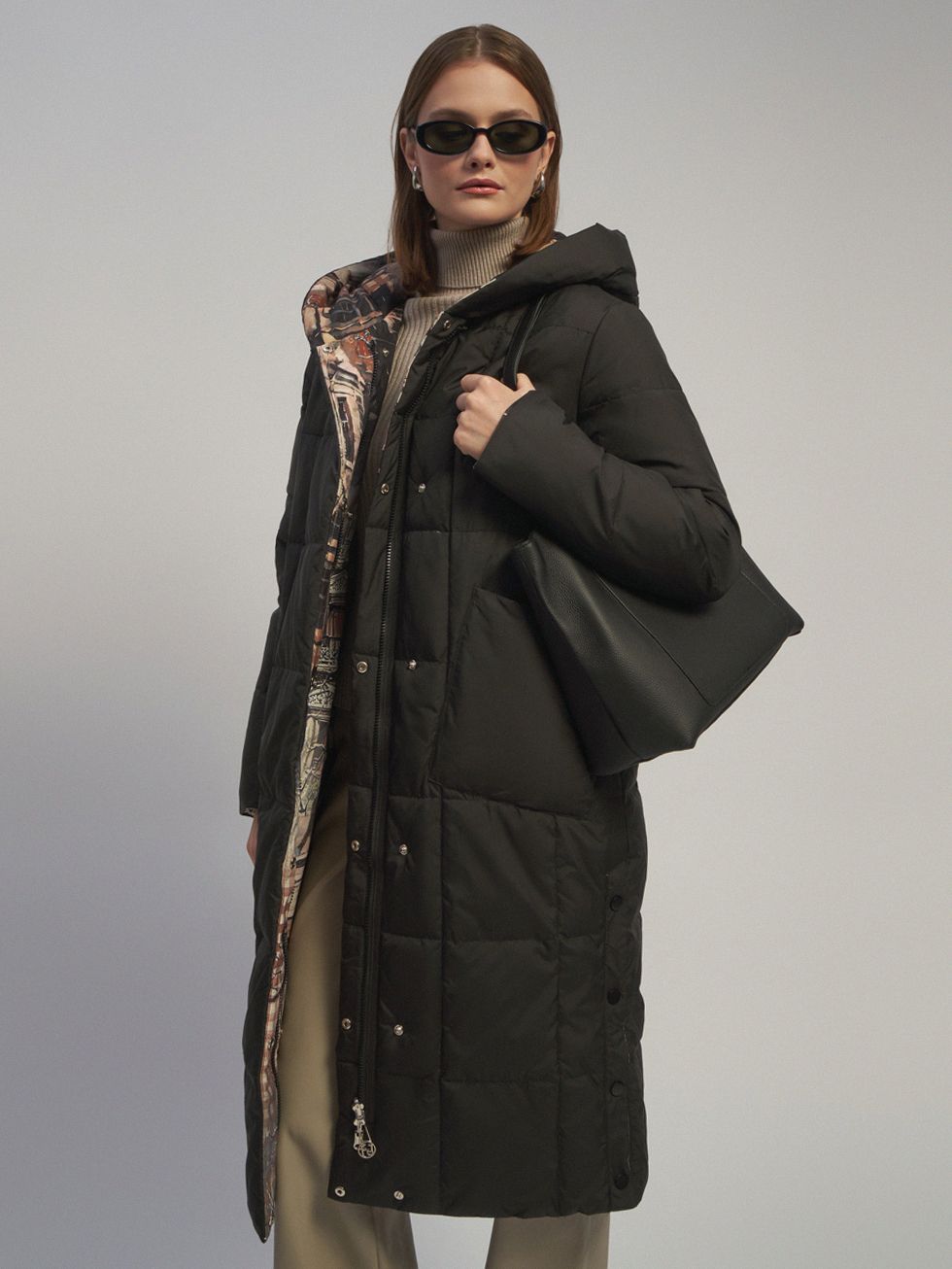 ПУХОВИК ЖЕНСКИЙ, ЧЕРНЫЙ