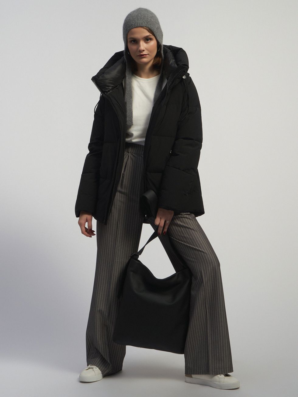 ПУХОВИК ЖЕНСКИЙ, ЧЕРНЫЙ