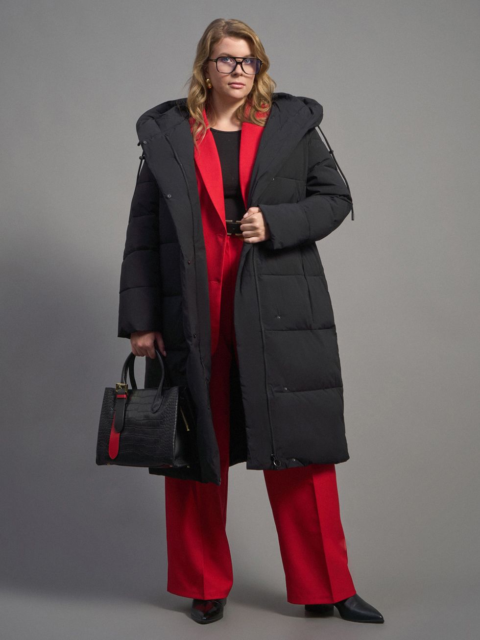 ПУХОВИК ЖЕНСКИЙ, ЧЕРНЫЙ