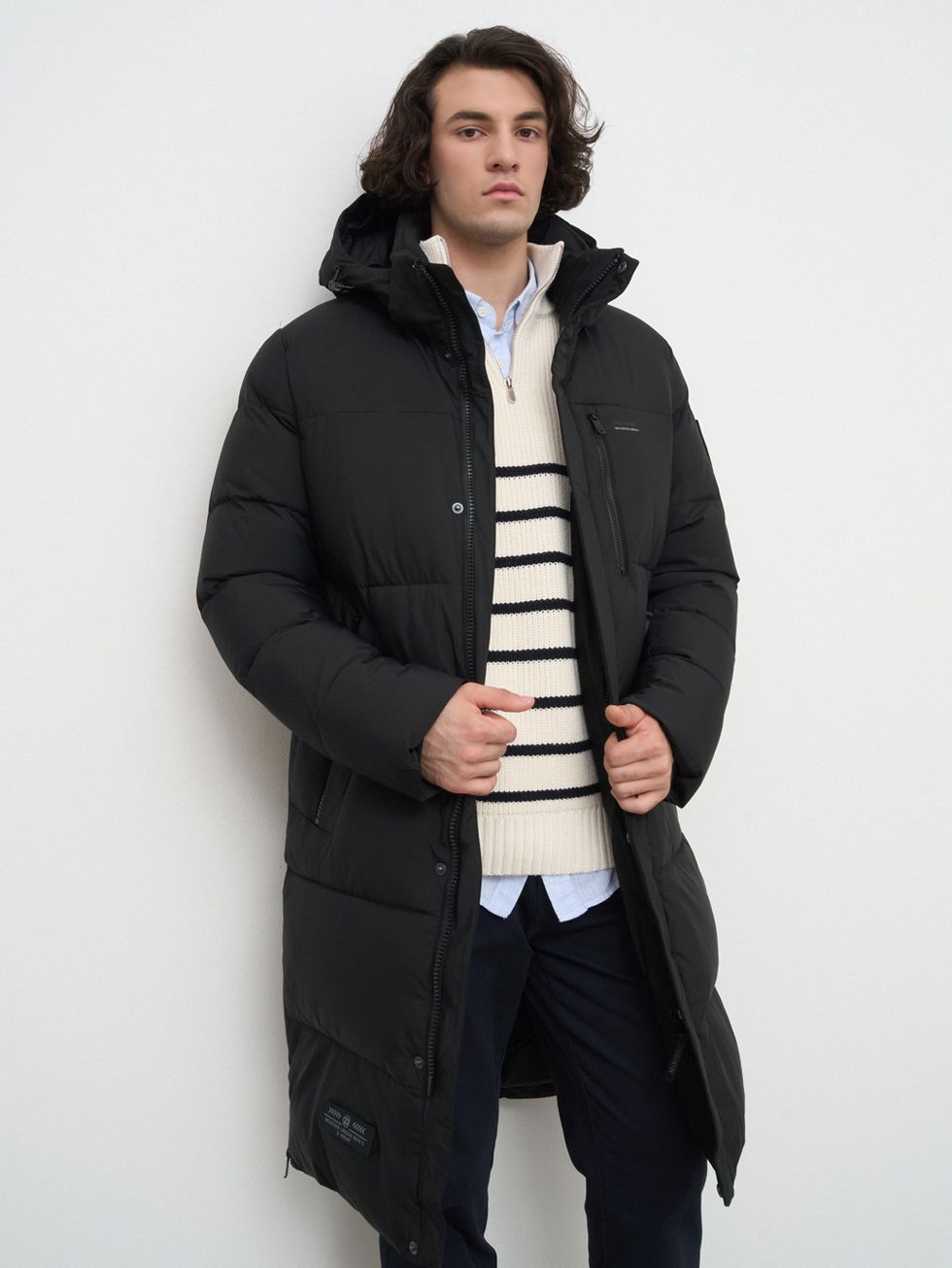 ПУХОВИК МУЖСКОЙ, ЧЕРНЫЙ