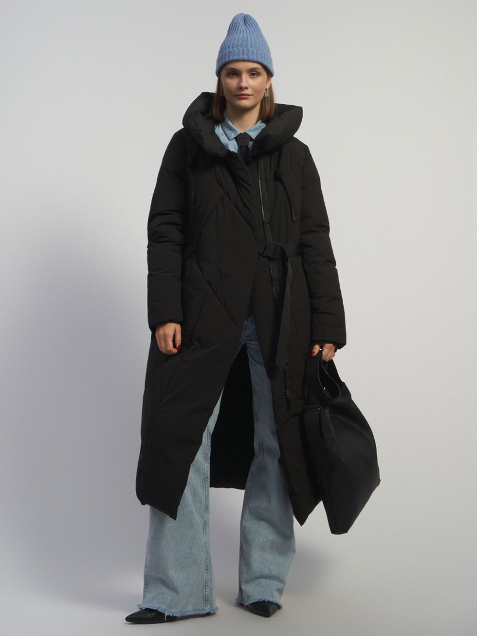 ПУХОВИК ЖЕНСКИЙ, ЧЕРНЫЙ