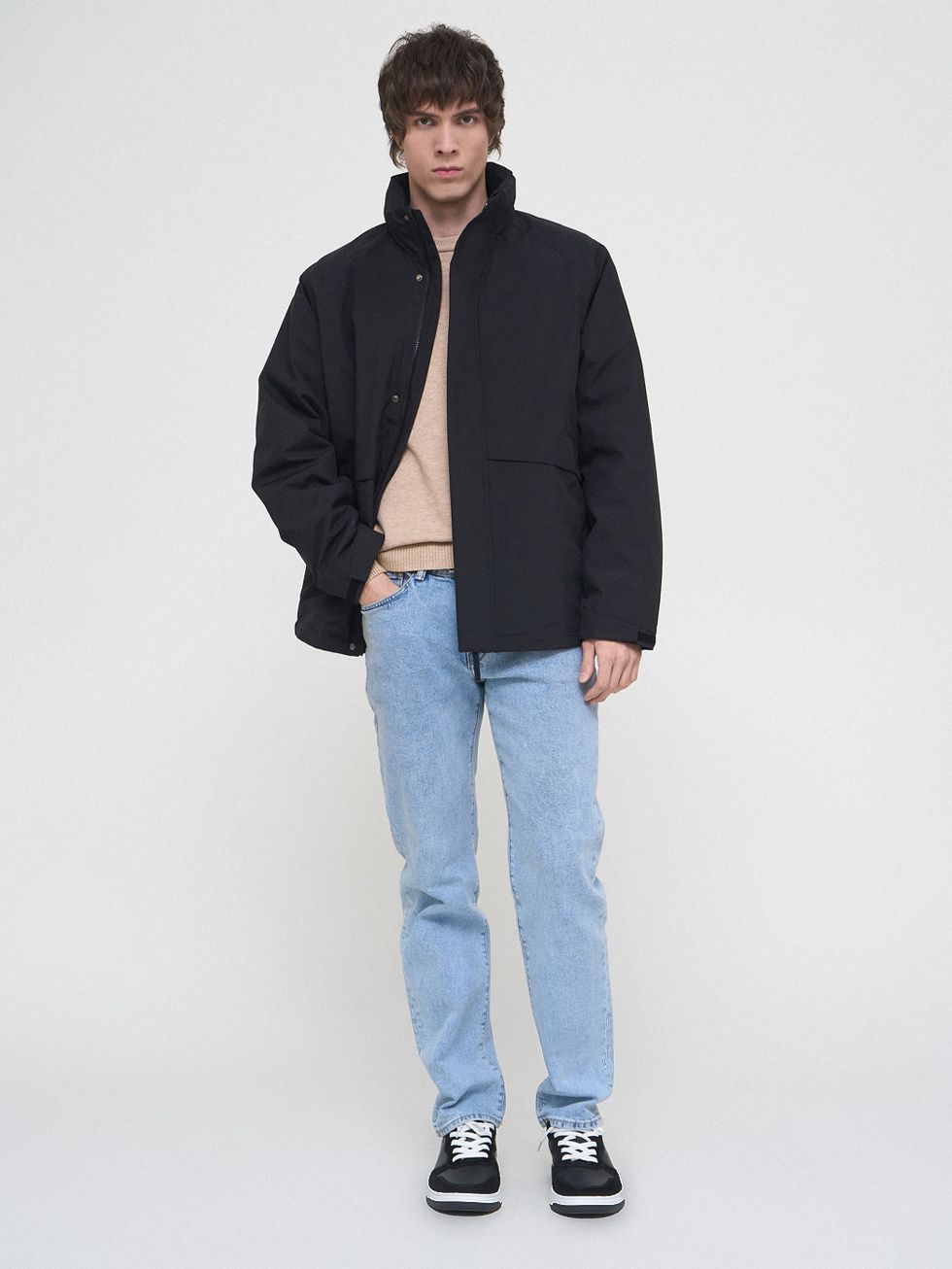 ВЕТРОВКА МУЖСКАЯ, ЧЕРНАЯ