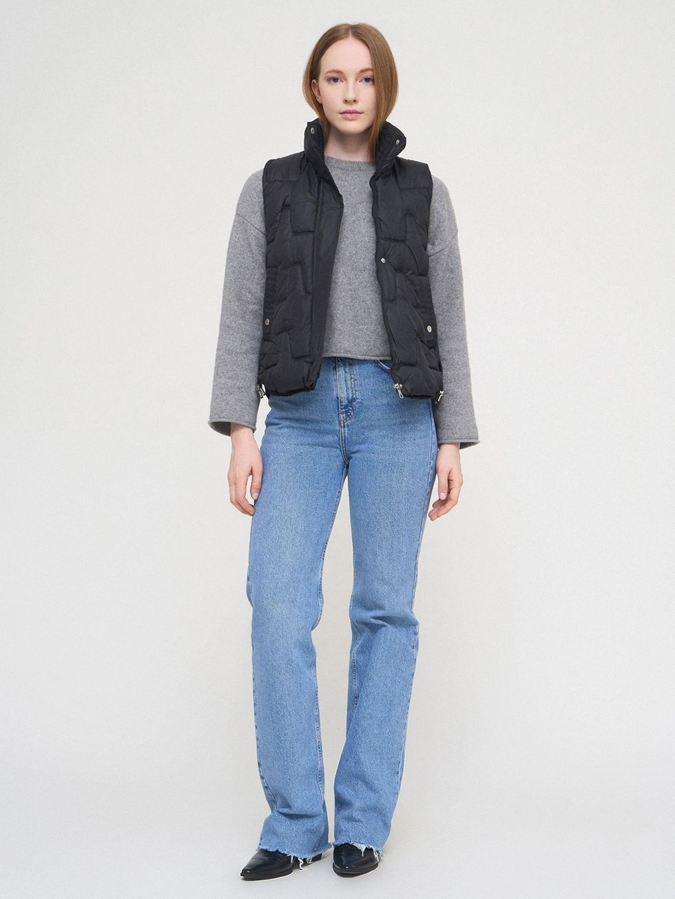 ПУХОВЫЙ ЖИЛЕТ ЖЕНСКИЙ, ЧЕРНЫЙ