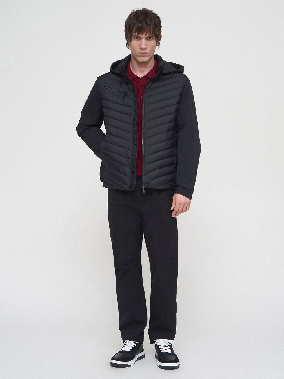 ВЕТРОВКА МУЖСКАЯ, ЧЕРНАЯ