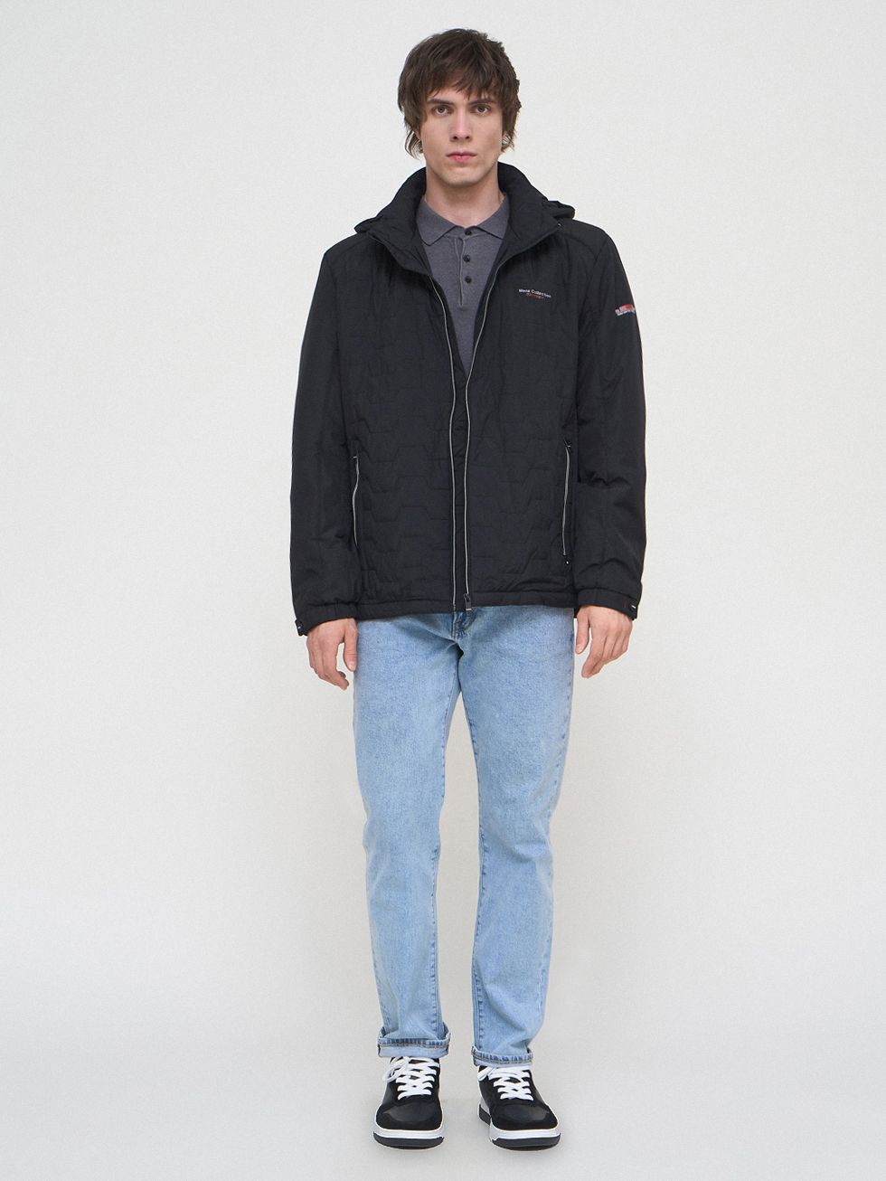ВЕТРОВКА МУЖСКАЯ, ЧЕРНАЯ
