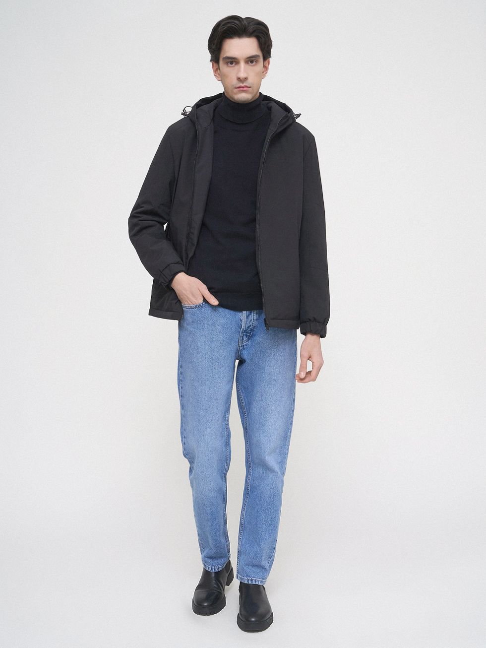 ВЕТРОВКА МУЖСКАЯ, ЧЕРНАЯ